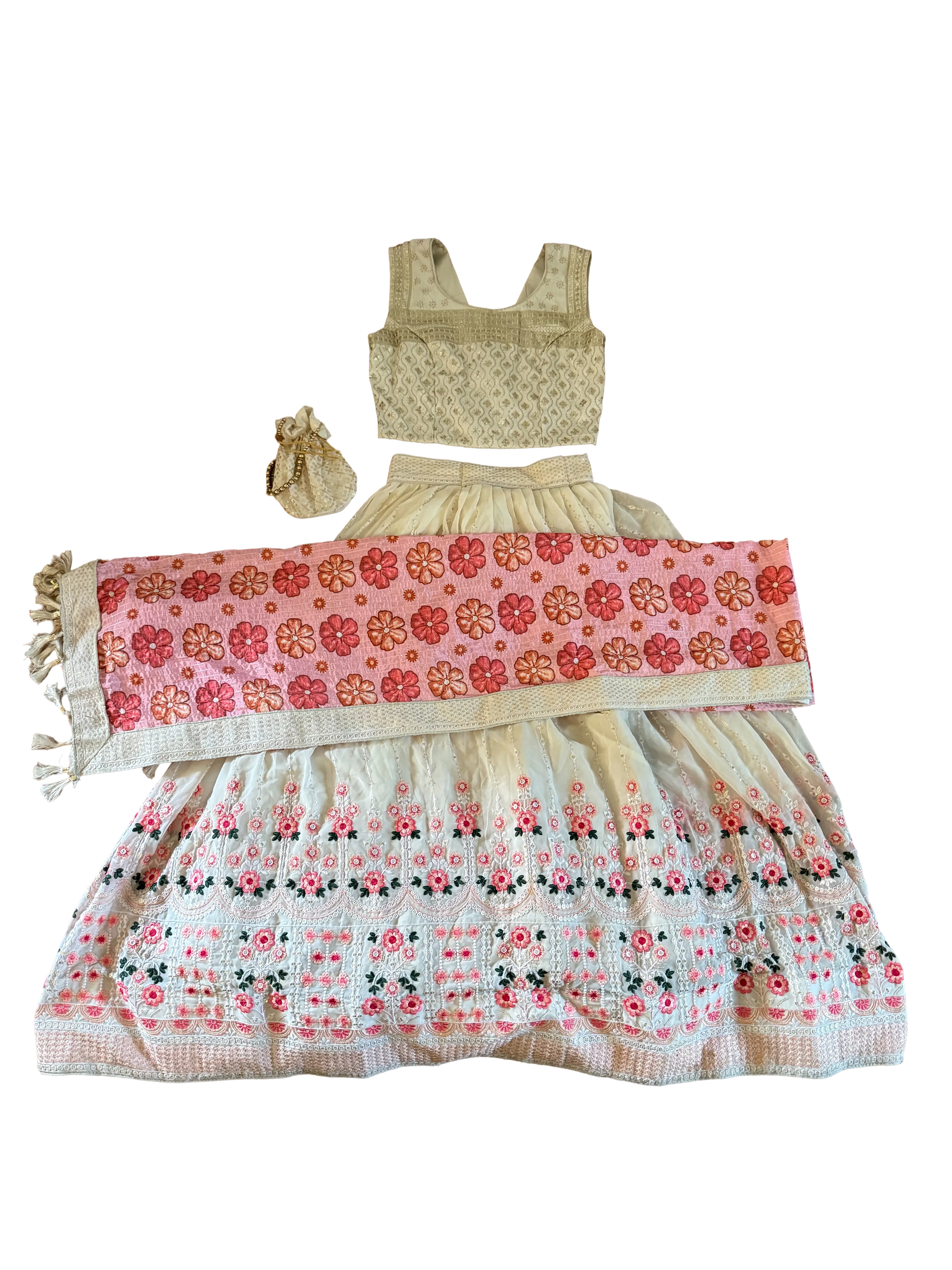 Traditionele Lehenga uit Sri Lanka